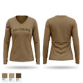 B Co 134th BSB Women's Long Sleeve V-neck Shirt - 1