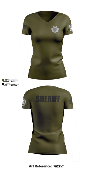 Womens Short Sleeve Vneck Shirt, 319th IEW, , Teamtime, Team time, sublimation, custom sports apparel, team uniforms, spirit wear, spiritwear, sports uniforms, custom shirts, team store, custom team store, fundraiser sports, apparel fundraiser