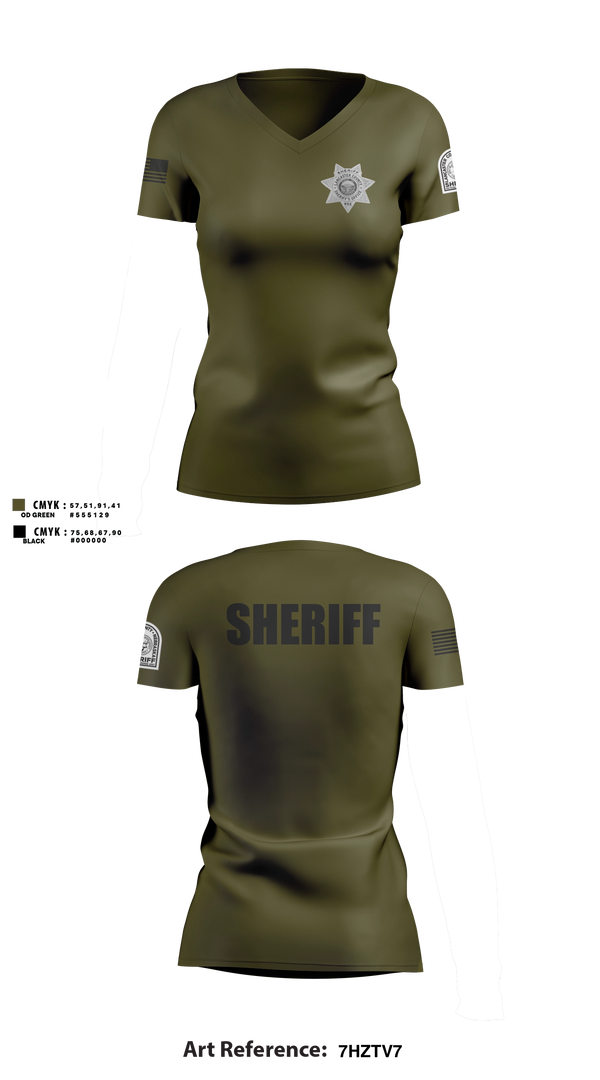 Womens Short Sleeve Vneck Shirt, 319th IEW, , Teamtime, Team time, sublimation, custom sports apparel, team uniforms, spirit wear, spiritwear, sports uniforms, custom shirts, team store, custom team store, fundraiser sports, apparel fundraiser