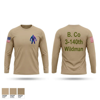 Long Sleeve Performance Shirt, 3-140th, National Guard, Teamtime, Team time, sublimation, custom sports apparel, team uniforms, spirit wear, spiritwear, sports uniforms, custom shirts, team store, custom team store, fundraiser sports, apparel fundraiser