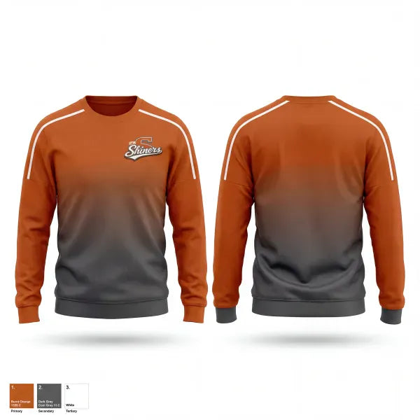 Crew Neck Sweatshirt, The Shiners, Softball, Teamtime, Team time, sublimation, custom sports apparel, team uniforms, spirit wear, spiritwear, sports uniforms, custom shirts, team store, custom team store, fundraiser sports, apparel fundraiser