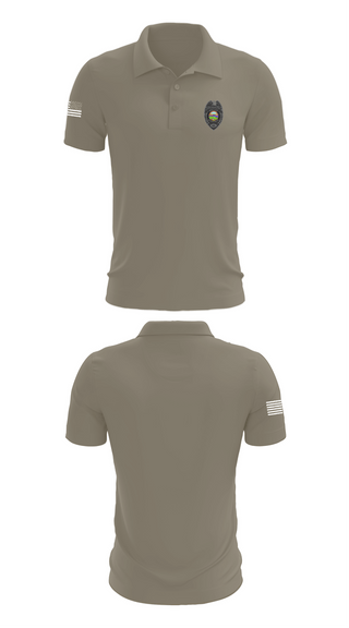Short Sleeve Performance Polo, Overbrook Police Department, Police, Teamtime, Team time, sublimation, custom sports apparel, team uniforms, spirit wear, spiritwear, sports uniforms, custom shirts, team store, custom team store, fundraiser sports, apparel fundraiser