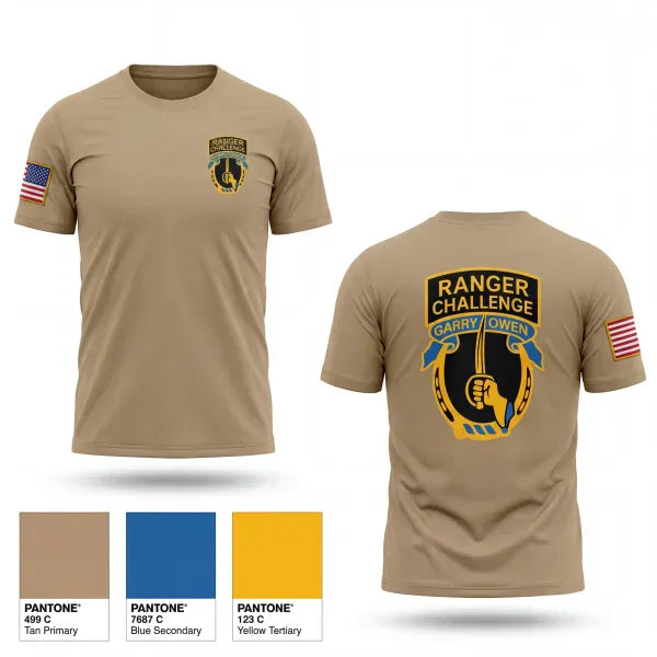 Short Sleeve Performance Shirt, Garry Owen ROTC, Army, Teamtime, Team time, sublimation, custom sports apparel, team uniforms, spirit wear, spiritwear, sports uniforms, custom shirts, team store, custom team store, fundraiser sports, apparel fundraiser