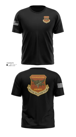 Short Sleeve Performance Shirt, Evangeline Parish Sheriffs Office S.R.T, Police, Teamtime, Team time, sublimation, custom sports apparel, team uniforms, spirit wear, spiritwear, sports uniforms, custom shirts, team store, custom team store, fundraiser sports, apparel fundraiser
