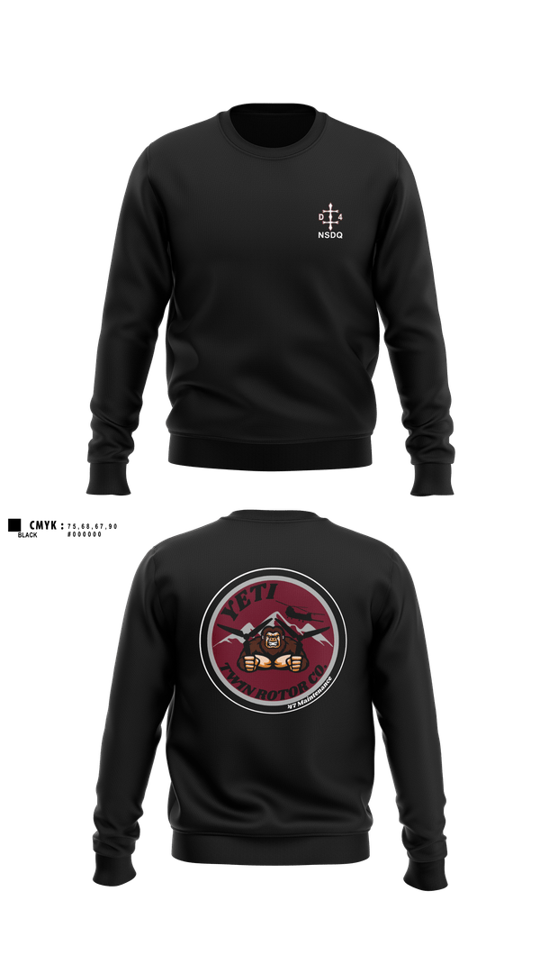 Crew Neck Sweatshirt, 160th SOAR, , Teamtime, Team time, sublimation, custom sports apparel, team uniforms, spirit wear, spiritwear, sports uniforms, custom shirts, team store, custom team store, fundraiser sports, apparel fundraiser