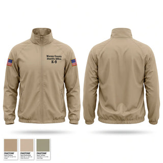 Windbreaker, Warren County Sheriff’s Office K-9, Police, Teamtime, Team time, sublimation, custom sports apparel, team uniforms, spirit wear, spiritwear, sports uniforms, custom shirts, team store, custom team store, fundraiser sports, apparel fundraiser