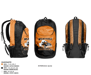 Gear Bag, Weatherly Wreckers Cross Country, Cross Country, Teamtime, Team time, sublimation, custom sports apparel, team uniforms, spirit wear, spiritwear, sports uniforms, custom shirts, team store, custom team store, fundraiser sports, apparel fundraiser