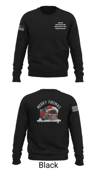 Crew Neck Sweatshirt, South Plattsburgh Volunteer Fire Department, Fire Department, Teamtime, Team time, sublimation, custom sports apparel, team uniforms, spirit wear, spiritwear, sports uniforms, custom shirts, team store, custom team store, fundraiser sports, apparel fundraiser