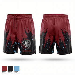 Fight Shorts, Lansingburgh Knights, Wrestling, Teamtime, Team time, sublimation, custom sports apparel, team uniforms, spirit wear, spiritwear, sports uniforms, custom shirts, team store, custom team store, fundraiser sports, apparel fundraiser