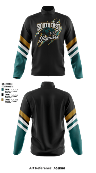 Fleece Jacket, southeast Jaguars, , Teamtime, Team time, sublimation, custom sports apparel, team uniforms, spirit wear, spiritwear, sports uniforms, custom shirts, team store, custom team store, fundraiser sports, apparel fundraiser