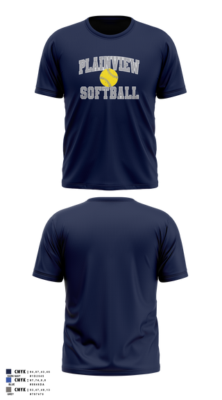 Short Sleeve Performance Shirt, Plainview Softball, Softball, Teamtime, Team time, sublimation, custom sports apparel, team uniforms, spirit wear, spiritwear, sports uniforms, custom shirts, team store, custom team store, fundraiser sports, apparel fundraiser