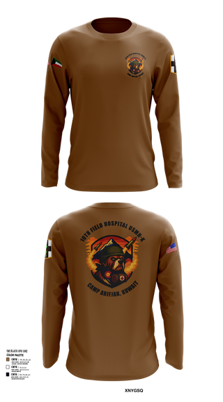 Long Sleeve Performance Shirt, 10th Field Hospital (FWD), , Teamtime, Team time, sublimation, custom sports apparel, team uniforms, spirit wear, spiritwear, sports uniforms, custom shirts, team store, custom team store, fundraiser sports, apparel fundraiser