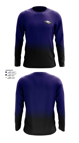 Long Sleeve Shooting Shirt, Southern Valley Eagles, Men's Basketball, Teamtime, Team time, sublimation, custom sports apparel, team uniforms, spirit wear, spiritwear, sports uniforms, custom shirts, team store, custom team store, fundraiser sports, apparel fundraiser