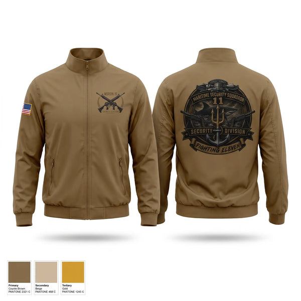 Windbreaker, MSRON 11 Security Division, Navy, Teamtime, Team time, sublimation, custom sports apparel, team uniforms, spirit wear, spiritwear, sports uniforms, custom shirts, team store, custom team store, fundraiser sports, apparel fundraiser