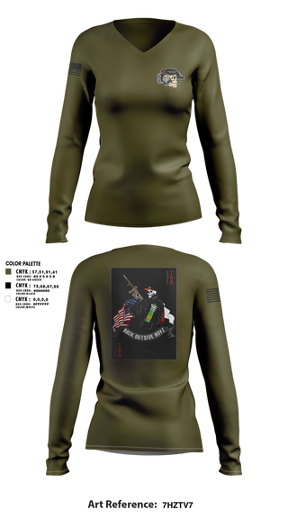 Womens Long Sleeve Vneck Shirt, Human Smuggling, Police, Teamtime, Team time, sublimation, custom sports apparel, team uniforms, spirit wear, spiritwear, sports uniforms, custom shirts, team store, custom team store, fundraiser sports, apparel fundraiser