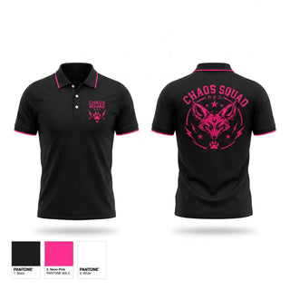 Short Sleeve Performance Polo, Choas unit, E-Sports, Teamtime, Team time, sublimation, custom sports apparel, team uniforms, spirit wear, spiritwear, sports uniforms, custom shirts, team store, custom team store, fundraiser sports, apparel fundraiser