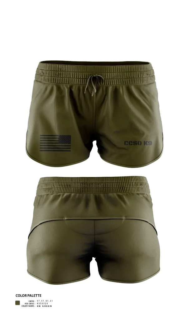 Womens Shorts, Chisago County K9 Unit, , Teamtime, Team time, sublimation, custom sports apparel, team uniforms, spirit wear, spiritwear, sports uniforms, custom shirts, team store, custom team store, fundraiser sports, apparel fundraiser