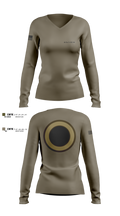 A Co 1-125 15040160 Women's Long Sleeve V-neck Shirt - 1