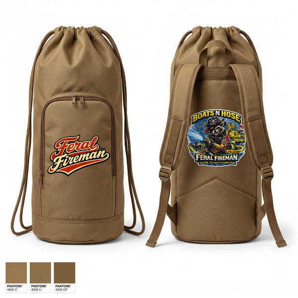 Gear Bag, Feral Fireman, Fire Department, Teamtime, Team time, sublimation, custom sports apparel, team uniforms, spirit wear, spiritwear, sports uniforms, custom shirts, team store, custom team store, fundraiser sports, apparel fundraiser
