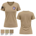 900TH Quartermaster Company 28599121 Women's Short Sleeve V-neck Shirt - 1