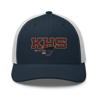 Kingston High School Cheer 38639250 Retro Trucker Hat | Yupoong 6606