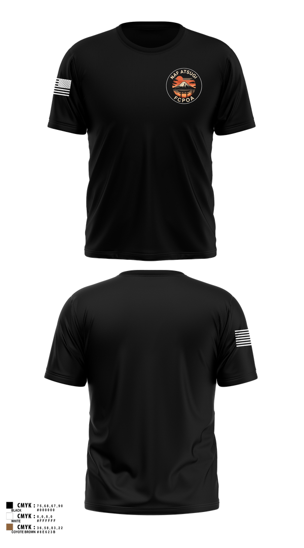 Short Sleeve Performance Shirt, NAF ATSUGI FCPOA, Navy, Teamtime, Team time, sublimation, custom sports apparel, team uniforms, spirit wear, spiritwear, sports uniforms, custom shirts, team store, custom team store, fundraiser sports, apparel fundraiser