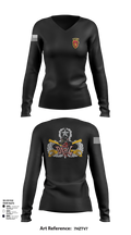 Spartans 31739633 Women's Long Sleeve V-neck Shirt - 101
