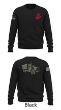 H&S Battalion HQ CO Station Motor T 63932738 Crew Neck Sweatshirt - 25