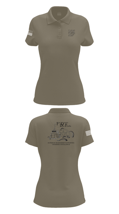 Naval Submarine Support Facility Women's Short Sleeve Performance Polo  - 71