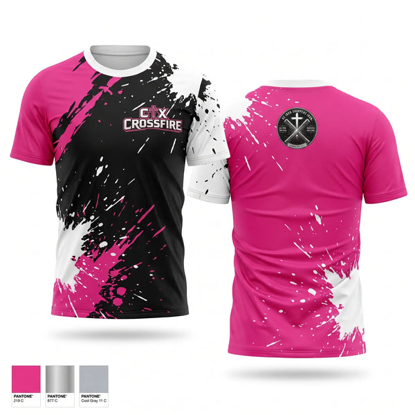 Soft Poly Tee Cotton Like Feel, CTX Crossfire, Softball, Teamtime, Team time, sublimation, custom sports apparel, team uniforms, spirit wear, spiritwear, sports uniforms, custom shirts, team store, custom team store, fundraiser sports, apparel fundraiser