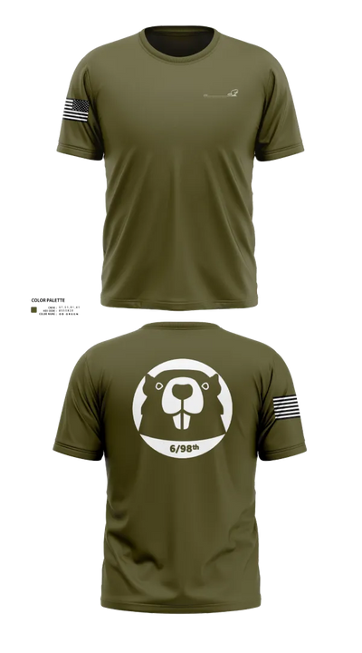 6/98 18800619 Old School Cotton Feel Shirt - 110