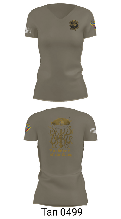 NAS Patuxent River 87984476 Women's Short Sleeve V-neck Shirt - 65