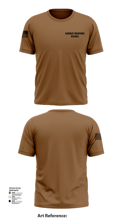 Combat Weapons Depart. 12107174 Short Sleeve Performance Shirt - 102