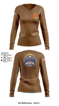 Honey Badgers / 30X 25750949 Women's Long Sleeve V-neck Shirt - 3