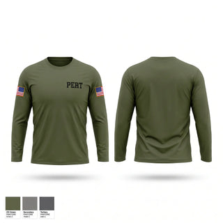 Long Sleeve Performance Shirt, PERT, Marines, Teamtime, Team time, sublimation, custom sports apparel, team uniforms, spirit wear, spiritwear, sports uniforms, custom shirts, team store, custom team store, fundraiser sports, apparel fundraiser