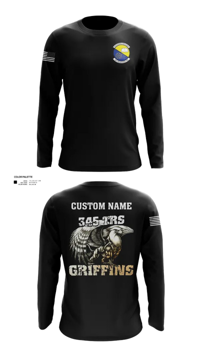 345th TRS 44562231 Long Sleeve Performance Shirt 10
