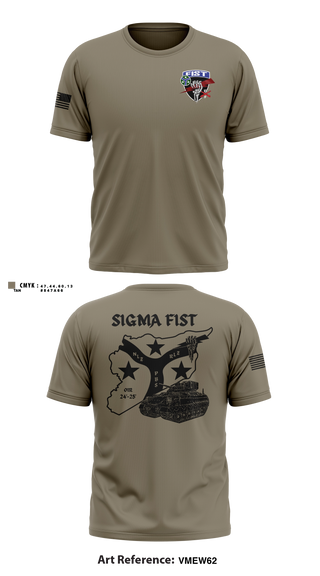 Short Sleeve Performance Shirt, 1/115th FA HHB DET 1, Army, Teamtime, Team time, sublimation, custom sports apparel, team uniforms, spirit wear, spiritwear, sports uniforms, custom shirts, team store, custom team store, fundraiser sports, apparel fundraiser