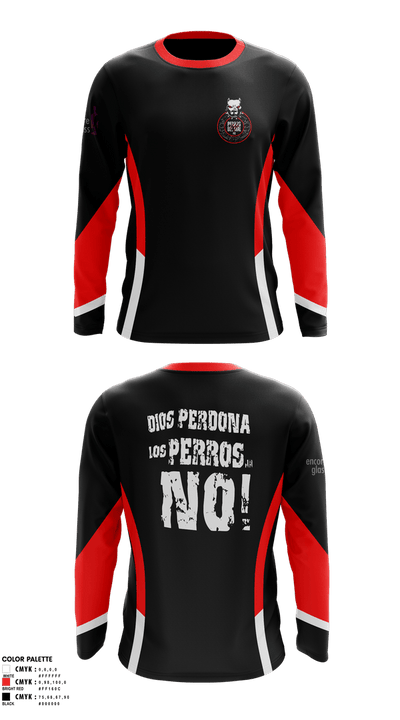 PERROS DEL MAL FC 17407203 Long Sleeve Performance Shirt 2