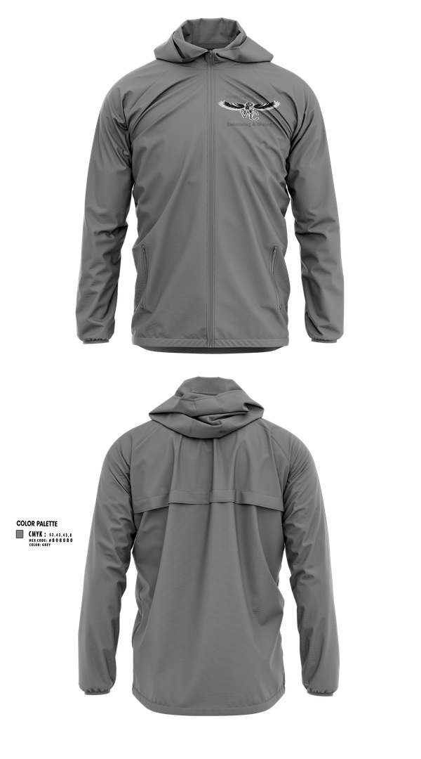 Windbreaker, Westerville Central Swimming & Diving, Swimming, Teamtime, Team time, sublimation, custom sports apparel, team uniforms, spirit wear, spiritwear, sports uniforms, custom shirts, team store, custom team store, fundraiser sports, apparel fundraiser