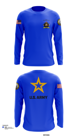 Long Sleeve Performance Shirt, University of Toledo Army Marksmanship Unit, Army, Teamtime, Team time, sublimation, custom sports apparel, team uniforms, spirit wear, spiritwear, sports uniforms, custom shirts, team store, custom team store, fundraiser sports, apparel fundraiser
