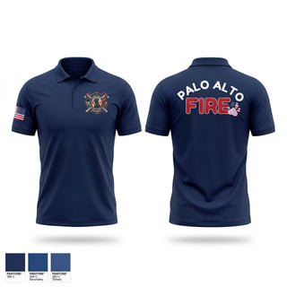 Short Sleeve Performance Polo, K9 Ashley, Fire Department, Teamtime, Team time, sublimation, custom sports apparel, team uniforms, spirit wear, spiritwear, sports uniforms, custom shirts, team store, custom team store, fundraiser sports, apparel fundraiser