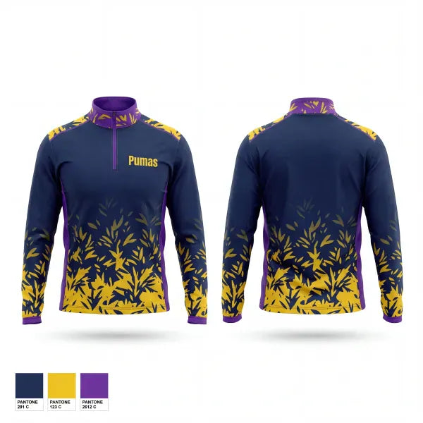 Quarter Zip Jacket, Pumas, Baseball, Teamtime, Team time, sublimation, custom sports apparel, team uniforms, spirit wear, spiritwear, sports uniforms, custom shirts, team store, custom team store, fundraiser sports, apparel fundraiser