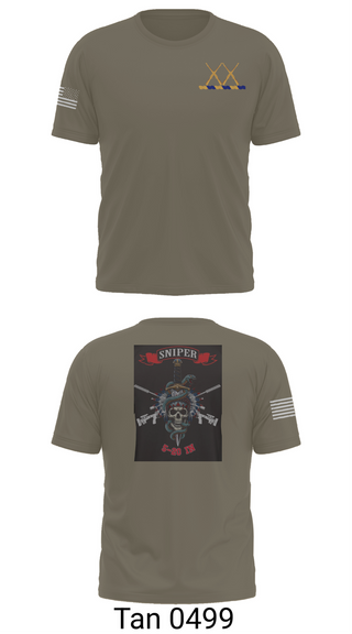 Short Sleeve Performance Shirt, 5-20 Infantry, Sniper section, Army, Teamtime, Team time, sublimation, custom sports apparel, team uniforms, spirit wear, spiritwear, sports uniforms, custom shirts, team store, custom team store, fundraiser sports, apparel fundraiser