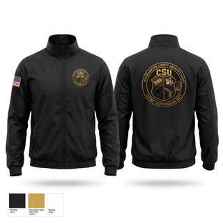 Windbreaker, Crime Suppression Unit, Police, Teamtime, Team time, sublimation, custom sports apparel, team uniforms, spirit wear, spiritwear, sports uniforms, custom shirts, team store, custom team store, fundraiser sports, apparel fundraiser