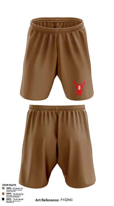 D Co 1-133 IN 71672506 Athletic Shorts With Pockets - 25