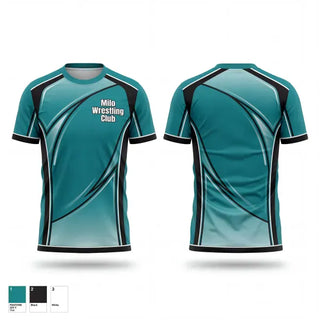 Old School Cotton Feel Shirt, Milo Wrestling Club, Wrestling, Teamtime, Team time, sublimation, custom sports apparel, team uniforms, spirit wear, spiritwear, sports uniforms, custom shirts, team store, custom team store, fundraiser sports, apparel fundraiser