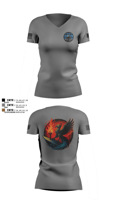 Phoenix Company 30051573 Women's Short Sleeve V-neck Shirt - 3
