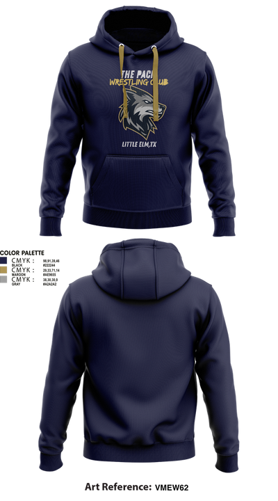The Pack Wrestling Club 8893723 Hoodie - 1