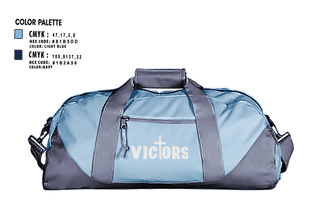 Duffle Bag, Victors, Men's Basketball, Teamtime, Team time, sublimation, custom sports apparel, team uniforms, spirit wear, spiritwear, sports uniforms, custom shirts, team store, custom team store, fundraiser sports, apparel fundraiser