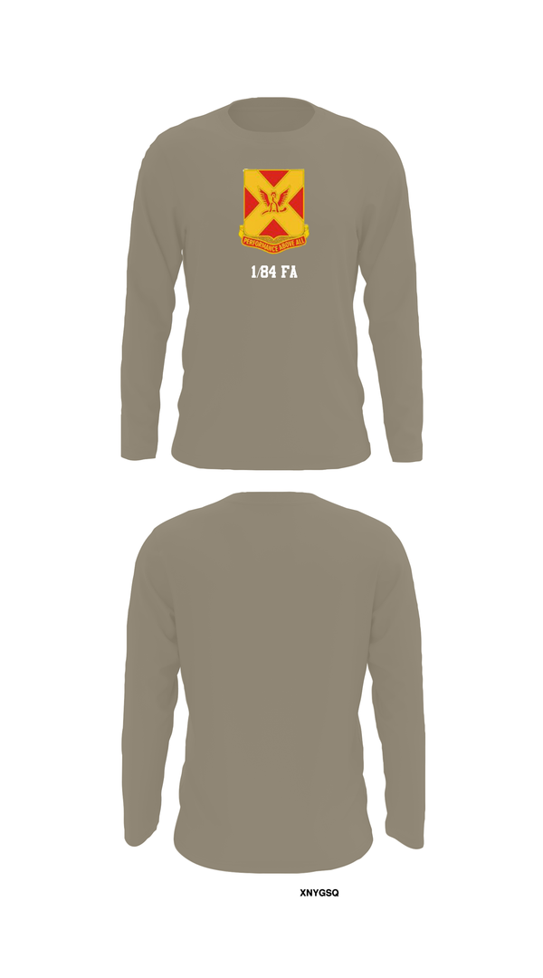 Long Sleeve Performance Shirt, 1/84 FA, , Teamtime, Team time, sublimation, custom sports apparel, team uniforms, spirit wear, spiritwear, sports uniforms, custom shirts, team store, custom team store, fundraiser sports, apparel fundraiser